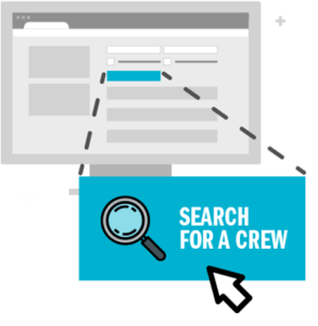 search for a crew icon - Crew Connection
